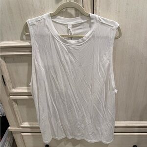Lululemon All Yours Crew Tank White Size 14